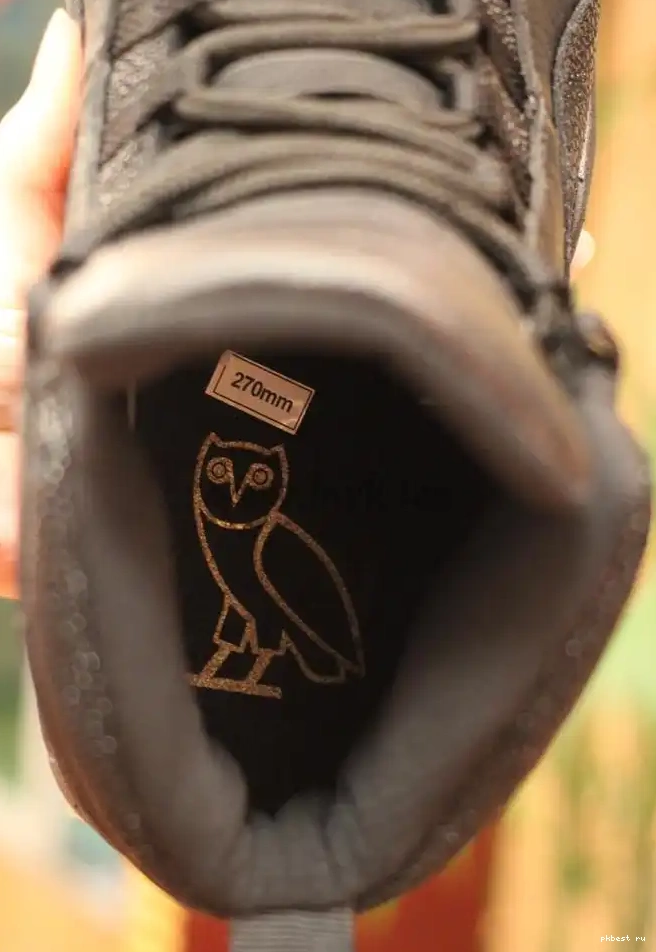 black X version Ovo Authentic Air Jordan best 0612